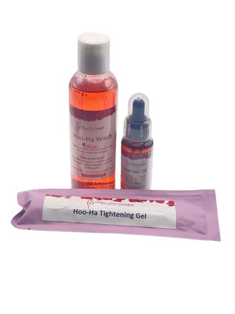 Revitalize Your Yoni: Natural Wash, Oil, and Tighten Gel Set for Vaginal Health - HooHaEssentials