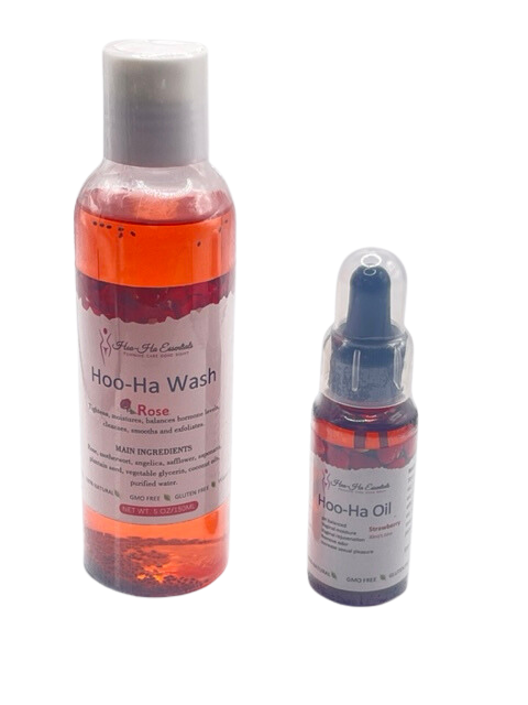 Revitalize Your Yoni: Natural Wash and Oil Bundle for Vaginal Health - HooHaEssentials